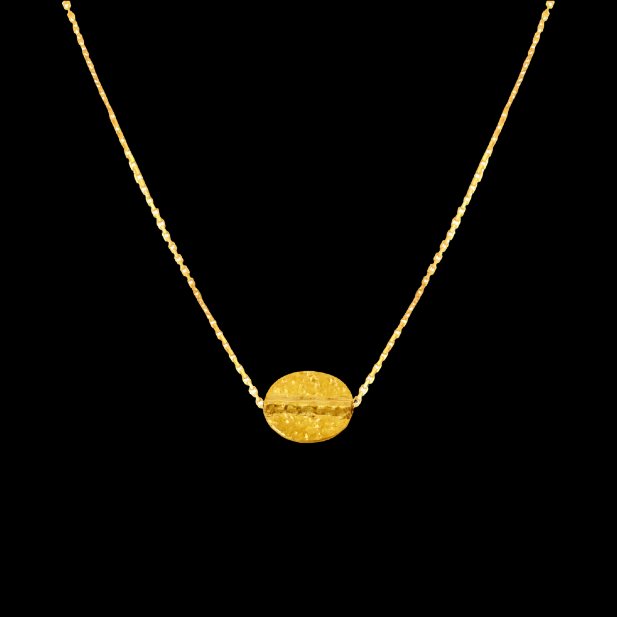 Beaten FULL MOON Pendant