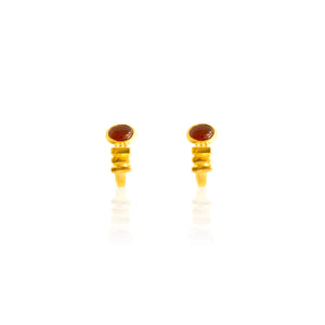 HELLENIC w Carnelian Studs